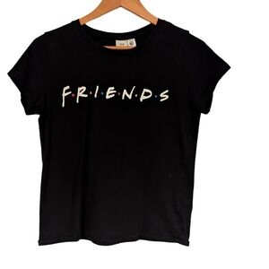 H&M Friends TV Show Black T Shirt Size‎ S Warner Bros. Graphic Tee